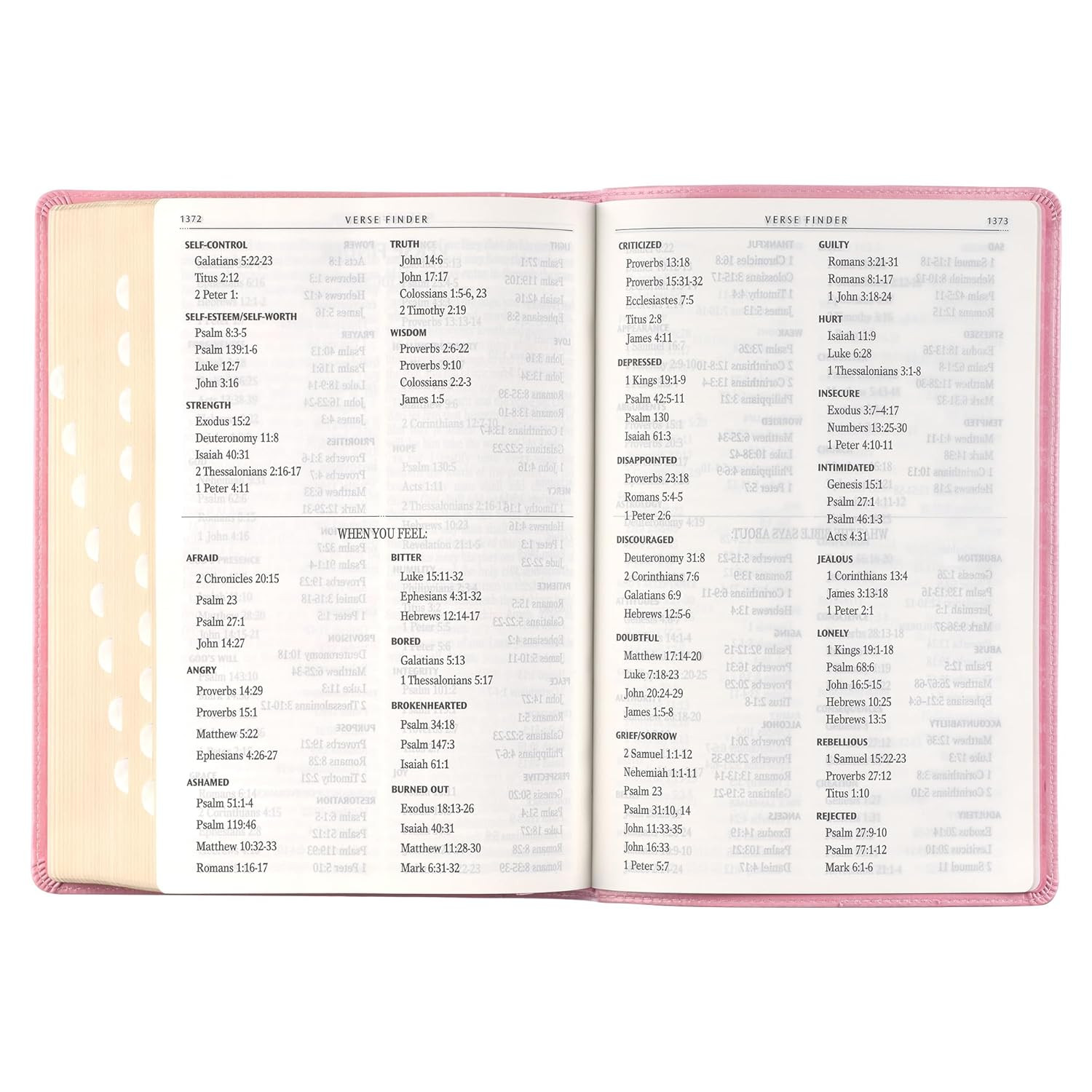 KJV Holy Bible, Giant Print Full-Size Faux Leather Red Letter Edition – Thumb In