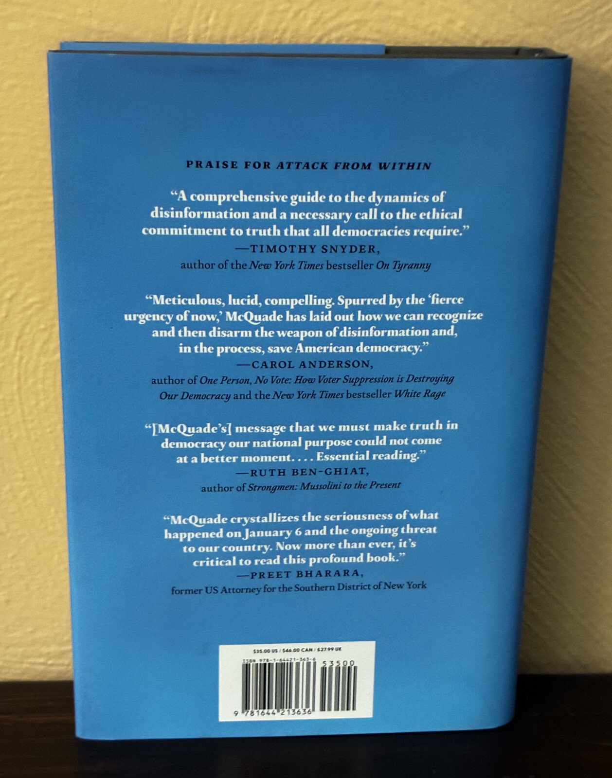 Attack from Within: How Disinformation Is Sabotaging America by Barbara McQuade