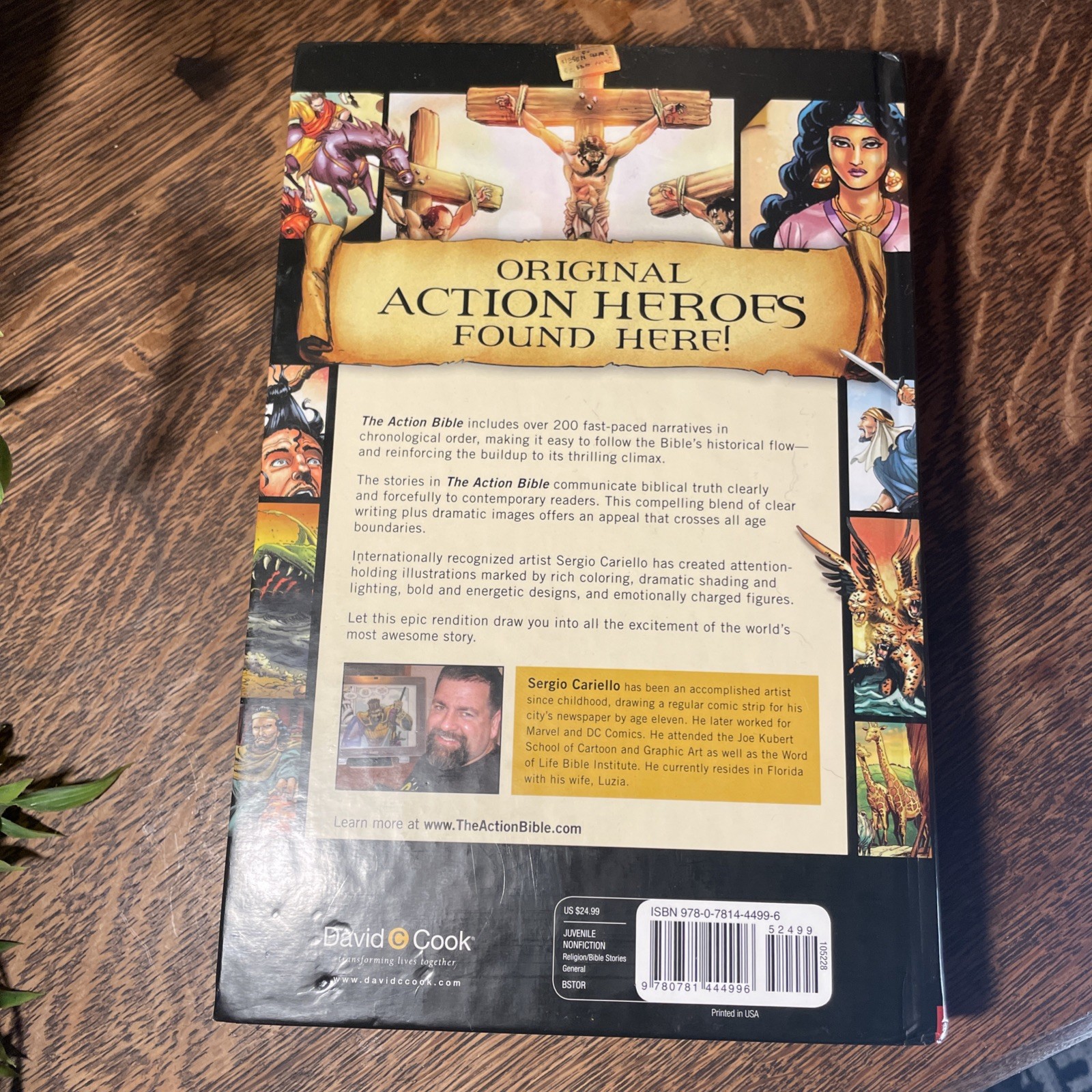Action Bible : God’s Redemptive Story by Doug Mauss (2010, Hardcover)