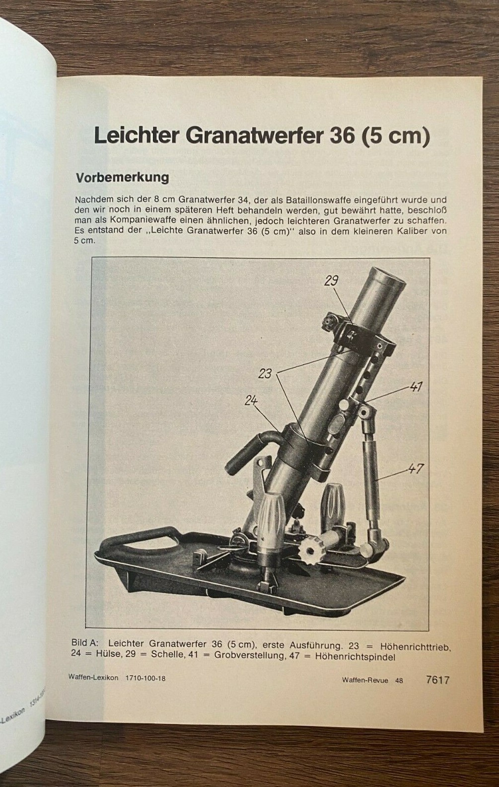 WAFFEN REVUE, Nr. 48 1983, Leichter Granatwerfer 36 5cm German Military Magazine