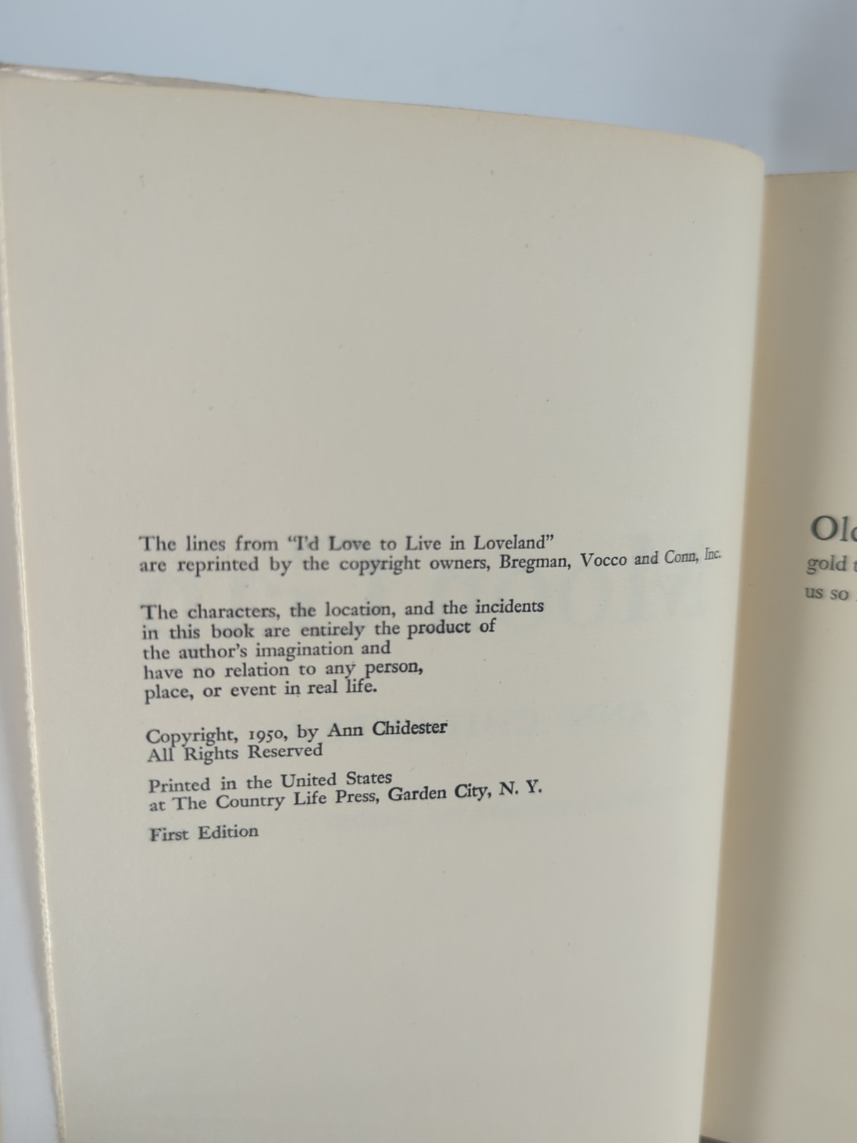 1950 ‘MOON GAP’ by ANN CHIDESTER FEMINIST AUTHOR 1st Ed.