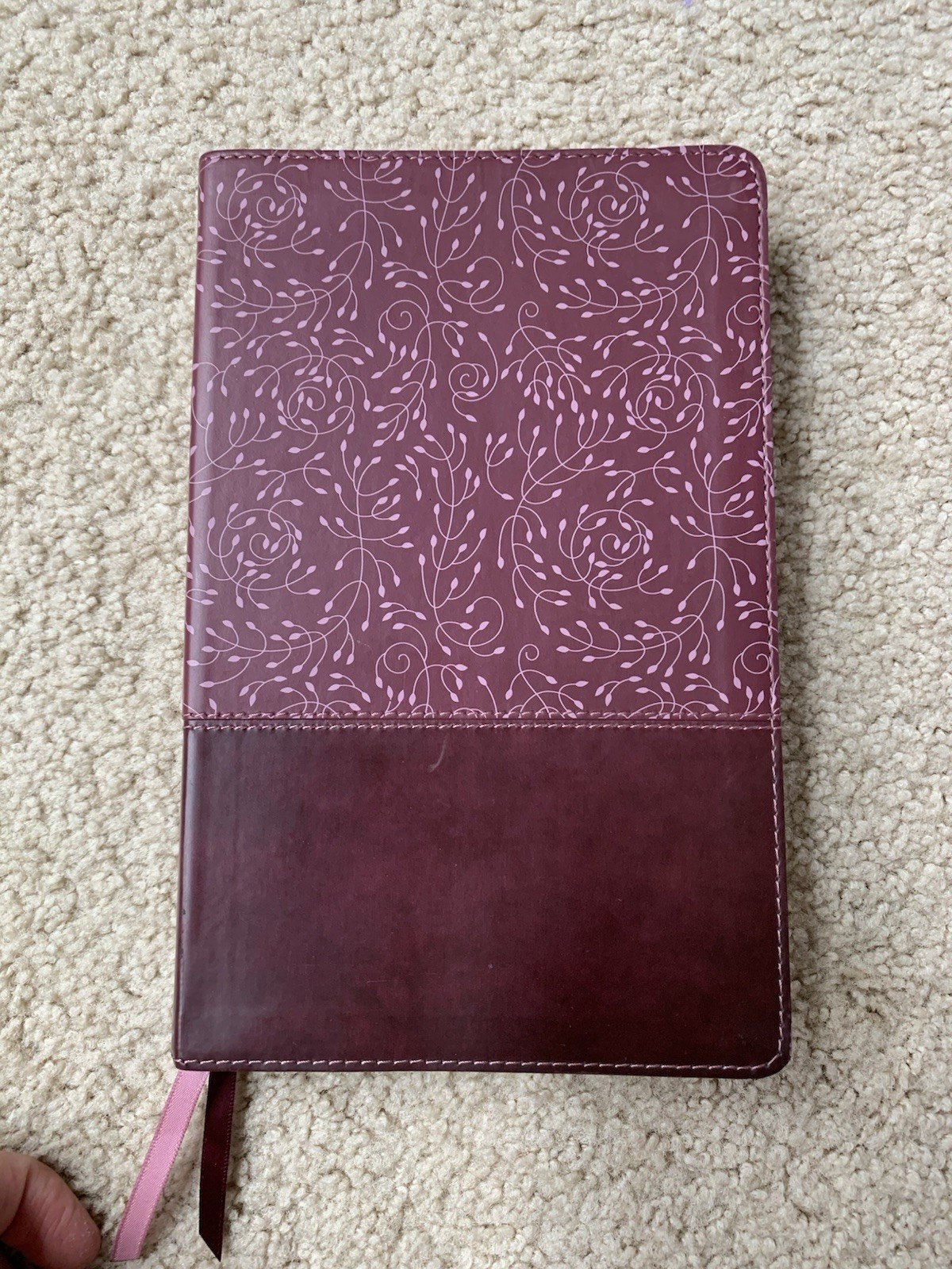 1989 NRSV Thinline Reference Bible LeatherSoft Pink OOP New Revised Standard