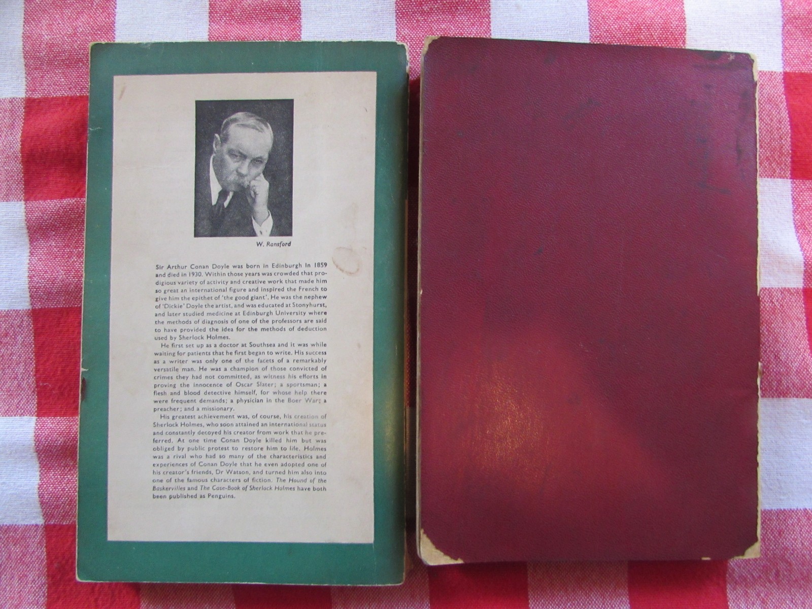 Vintage Sherlock Holmes 2 Book Lot; Memoirs of… & Tales of…, SC