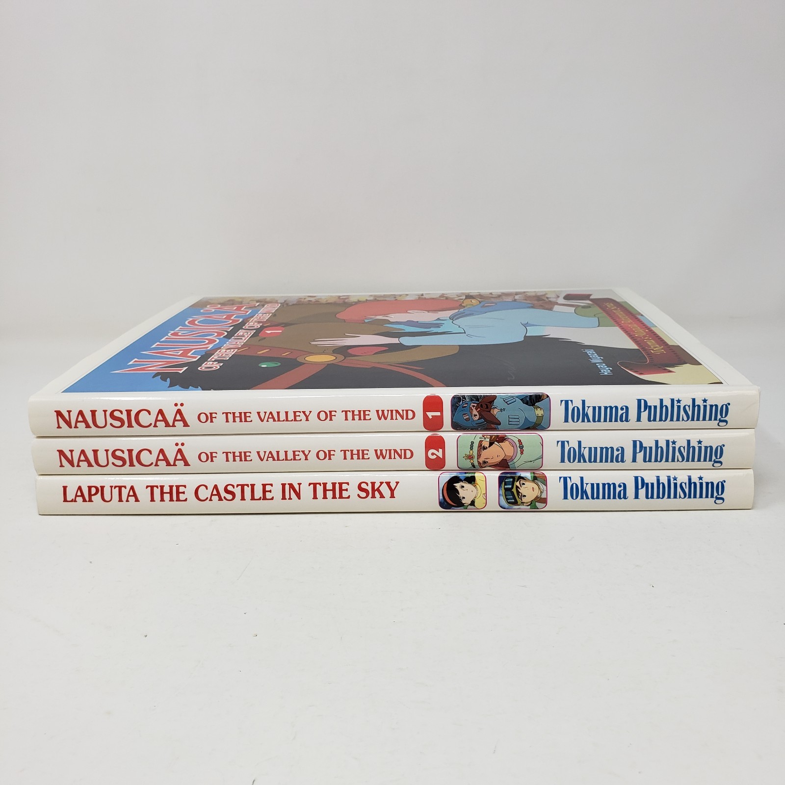 Tokuma’s Magical Adventure Series Lot of 3 by Hayao Miyazaki – Nausicaa, Laputa