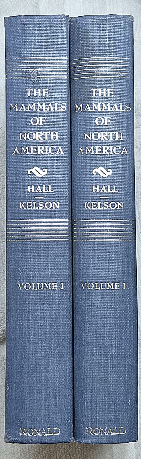 The Mammals of North America (Hall & Kelson • 2‑Volume Set)