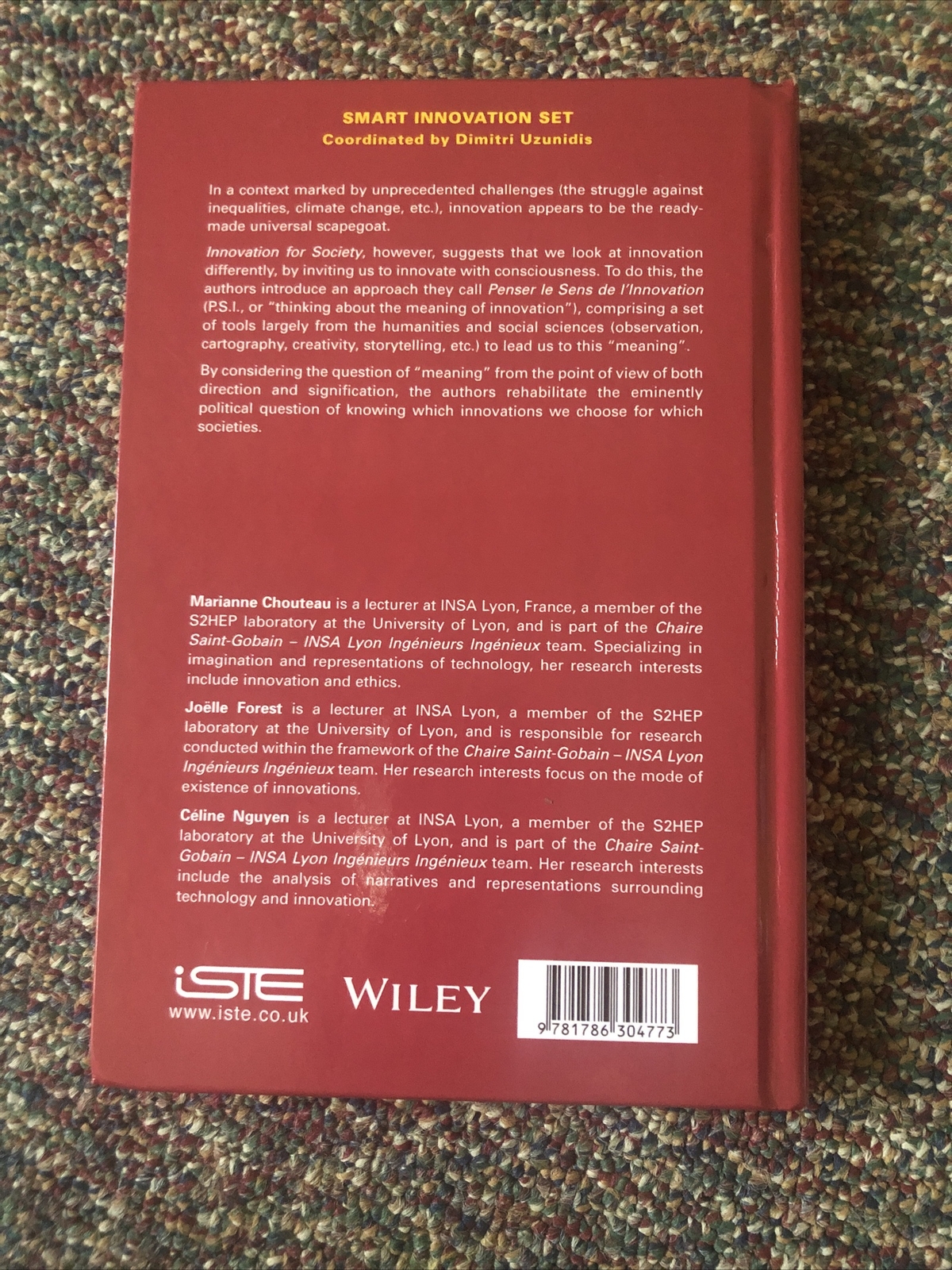 Innovation for Society : The P.s.i. Approach, Hardcover by Chouteau, Marianne…