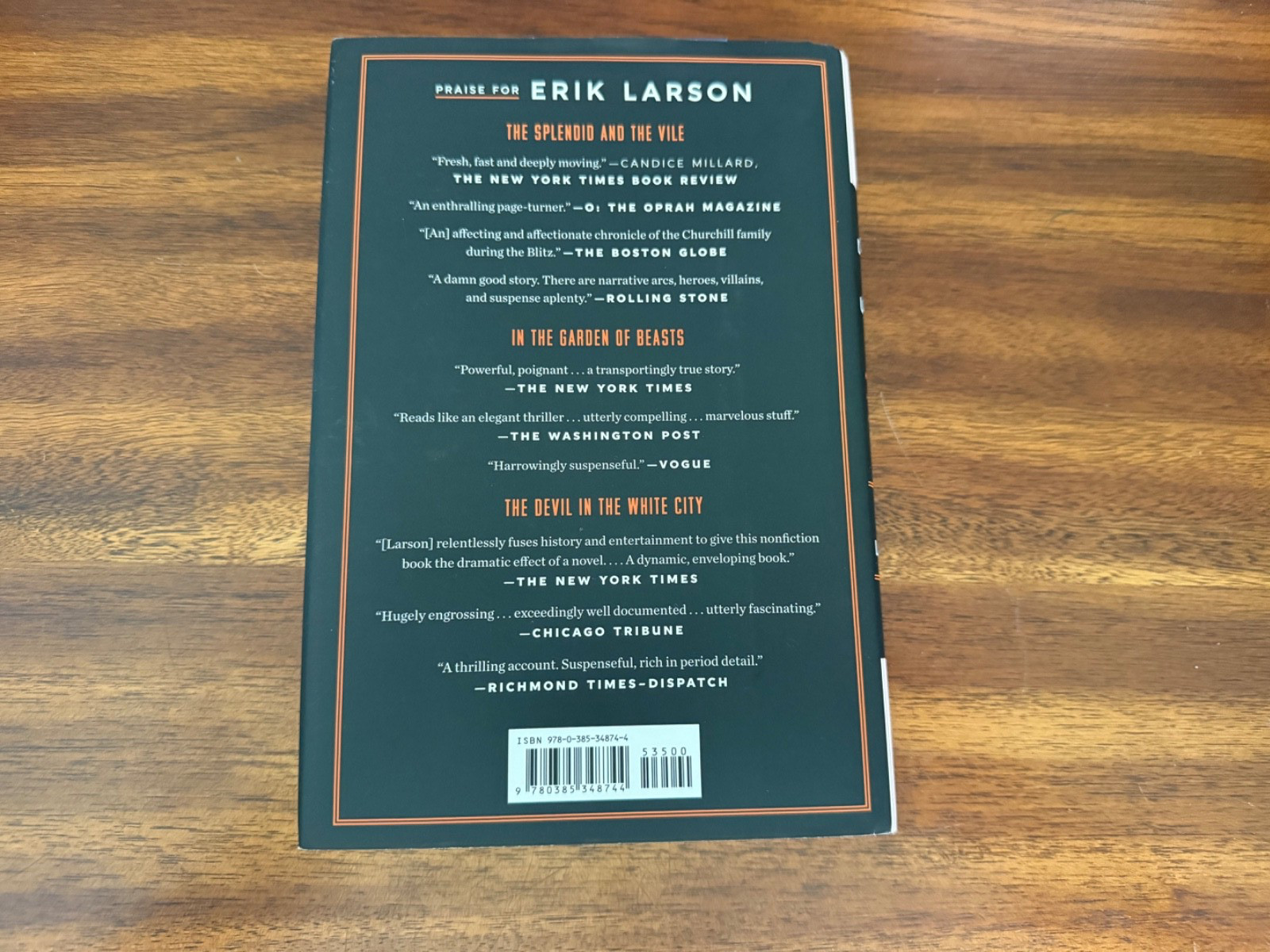 Demon of Unrest by Erik Larson (2024, Hardcover) FREE SHIPPING