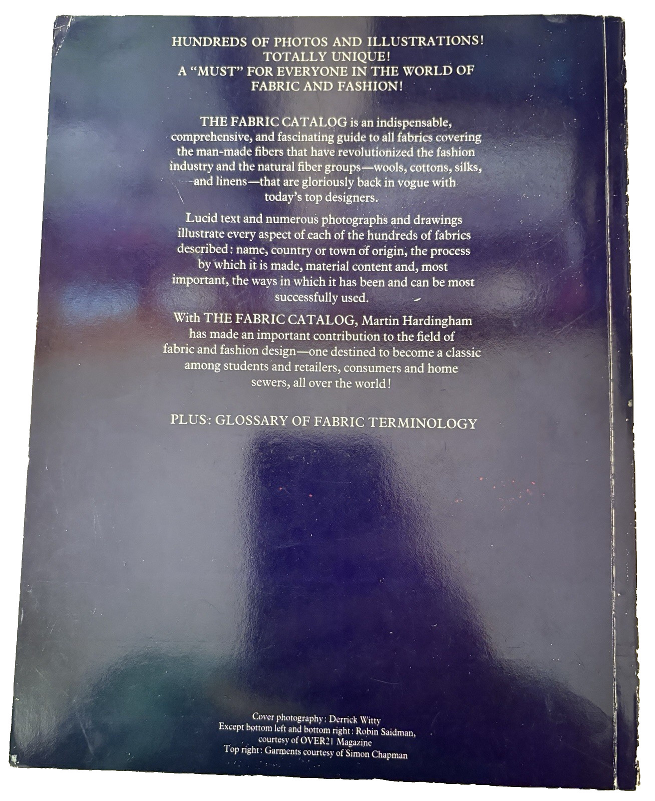 The Fabric Catalog Martin Hardingham 1978 Trade Paperback Illustrated 159 pages