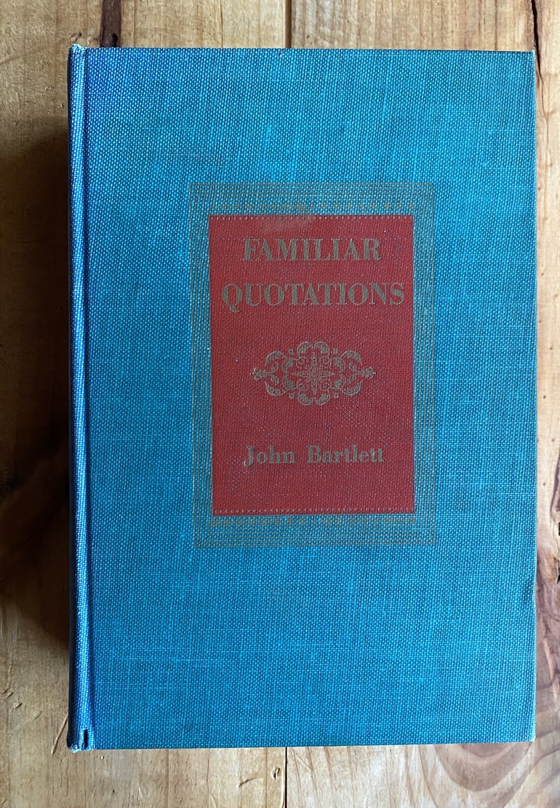 VINTAGE 1955 FAMILIAR QUOTATIONS Centennial Edition John Bartlett 1600+ Pages