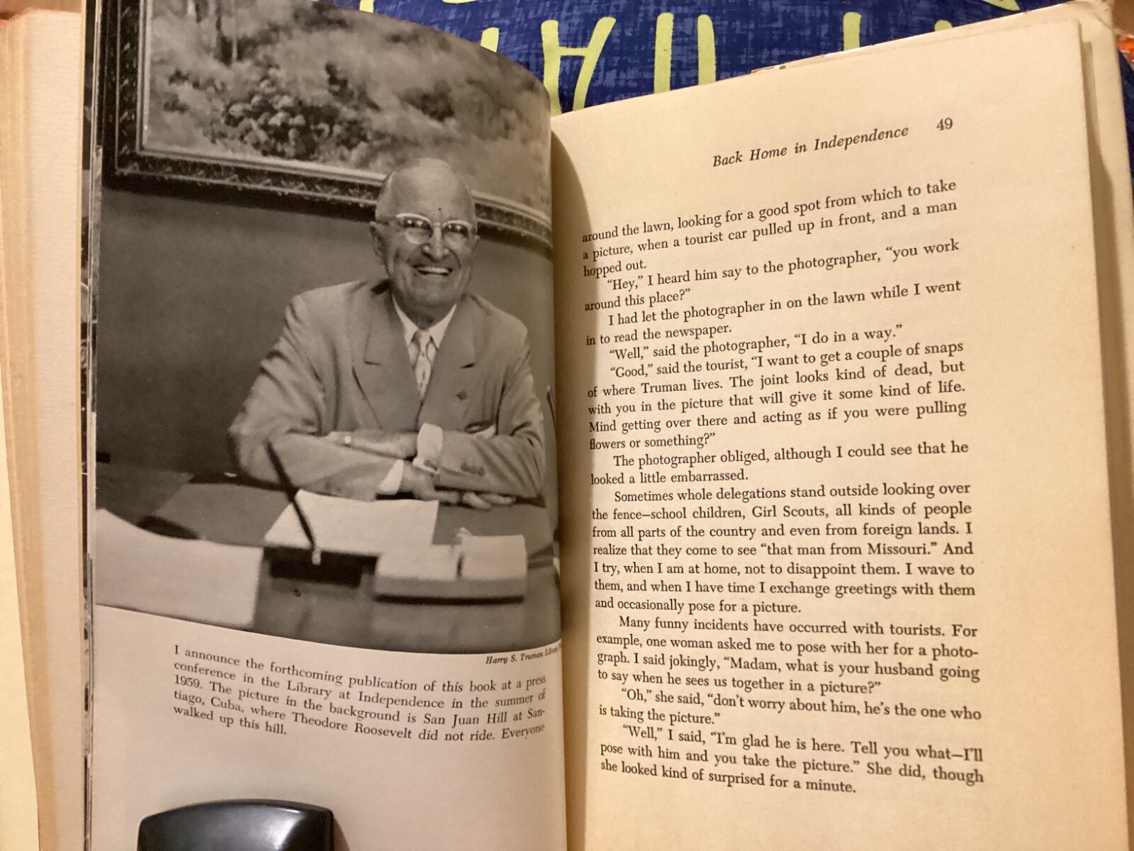 MR. CITIZEN-1960 HC/DJ by PRESIDENT HARRY S. TRUMAN, VG COND, 315 PAGES/FREE P&H