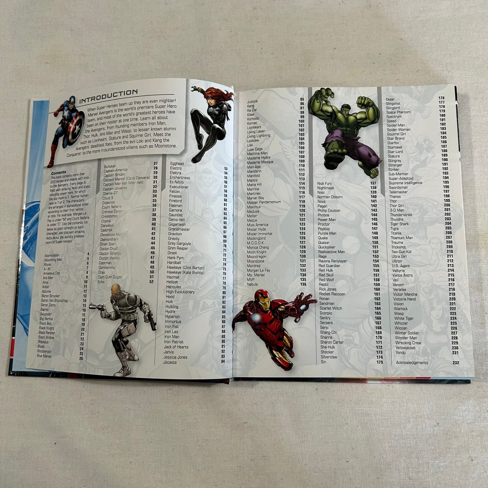 Marvel Avengers The Ultimate Character Guide Updated Hard Cover Book 2016