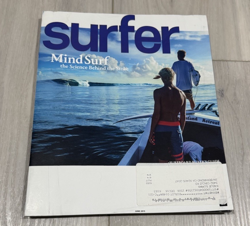 SURFER Magazine (2015/2016/2017) Set Of 10