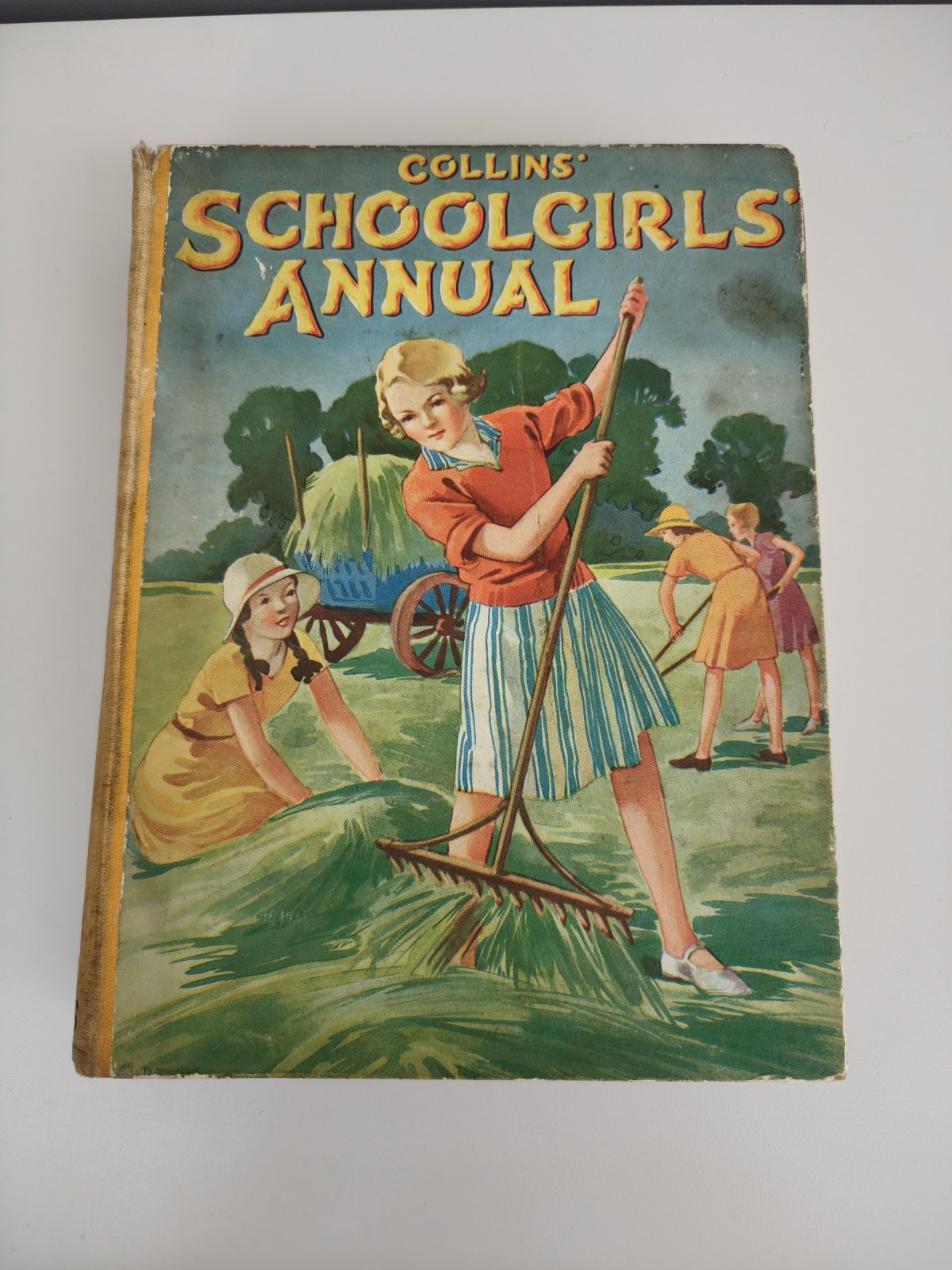 Vintage Collins’ Schoolgirls Annual 1930s Hardback Gt Britain 264 Pages Heavy