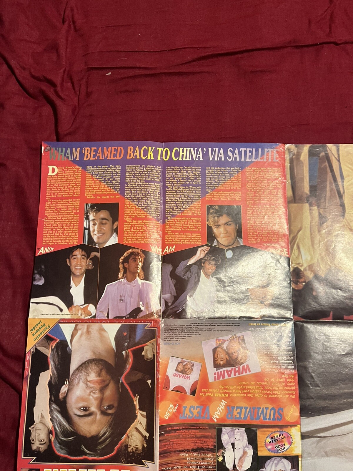 Pop Gallery Wham George Michael 1985 Poster