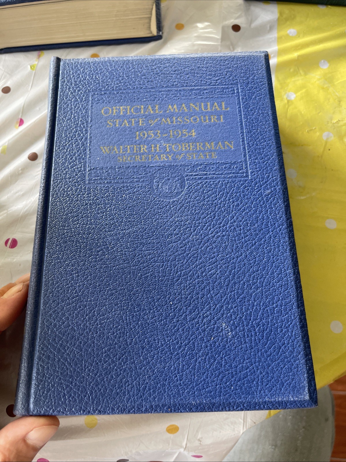 1951-1960 Official Manual State Missouri blue book Walter H Toberman 5 Book Lot