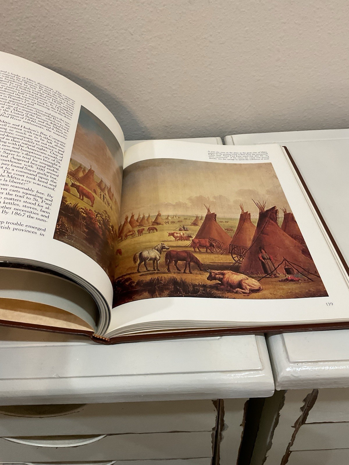 Vtg 3rd Print 1981 The Old West The Canadians Leather Hardcover Time Life Books