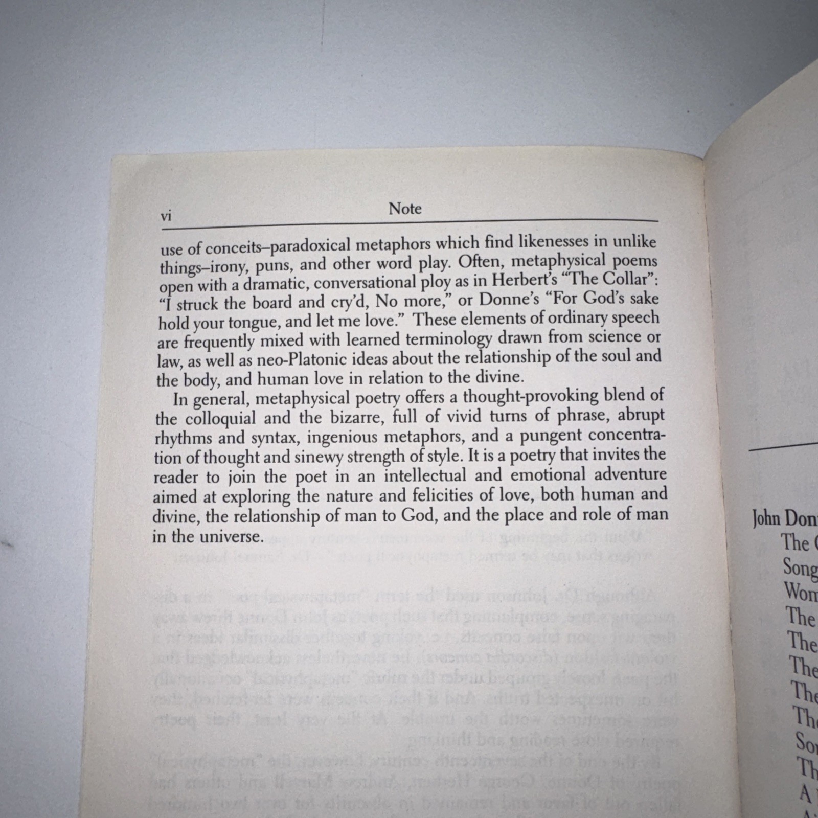 Metaphysical Poetry : An Anthology by Paul Negri (2002, Trade Paperback)