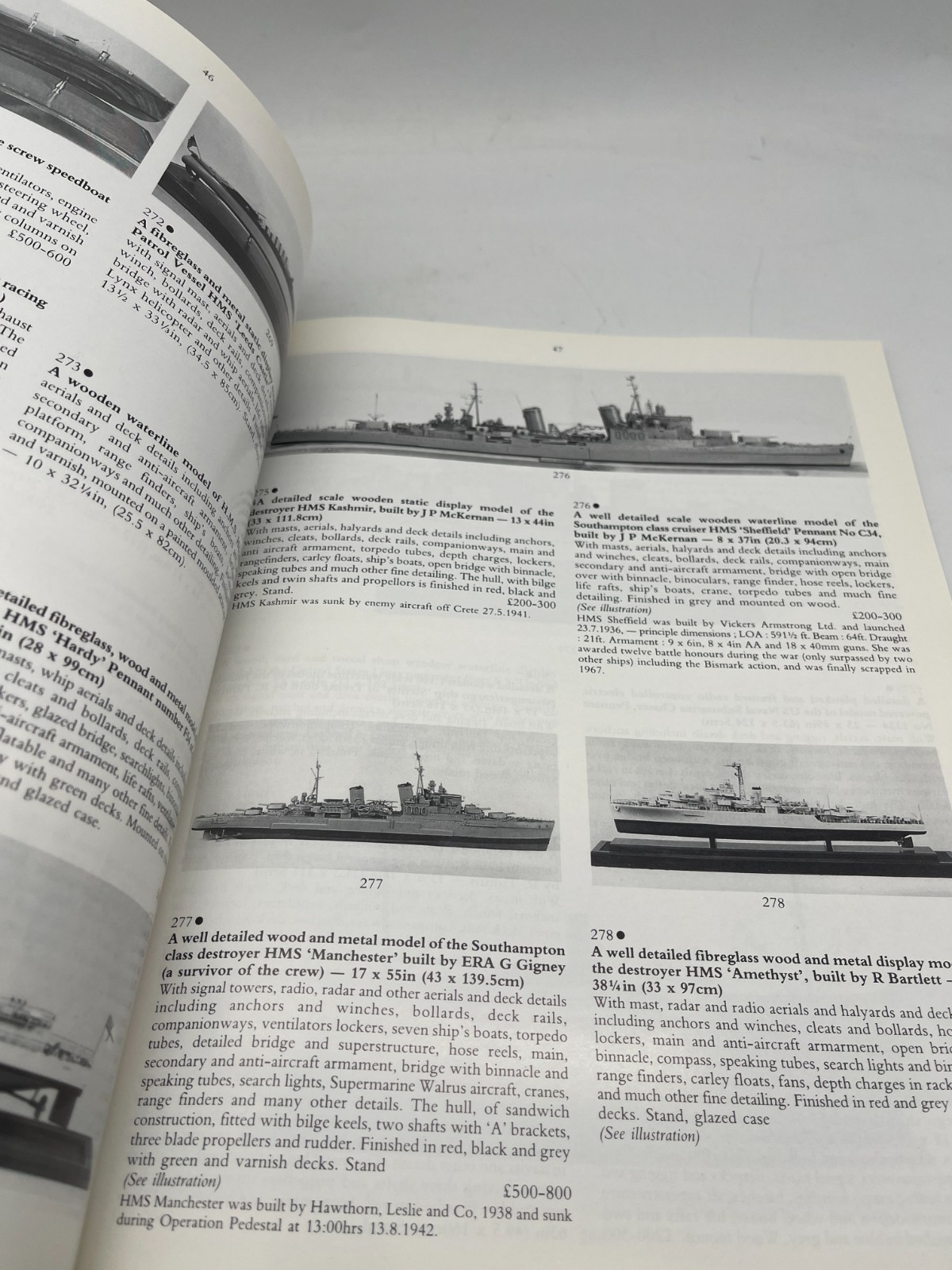 Vintage Christie’s Maritime Sale Auction Catalogue Oct 1992 Kensington London