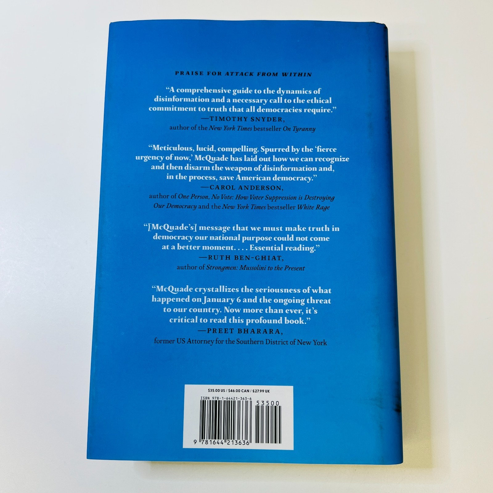 Attack from Within: How Disinformation Is Sabotaging America by Barbara McQuade