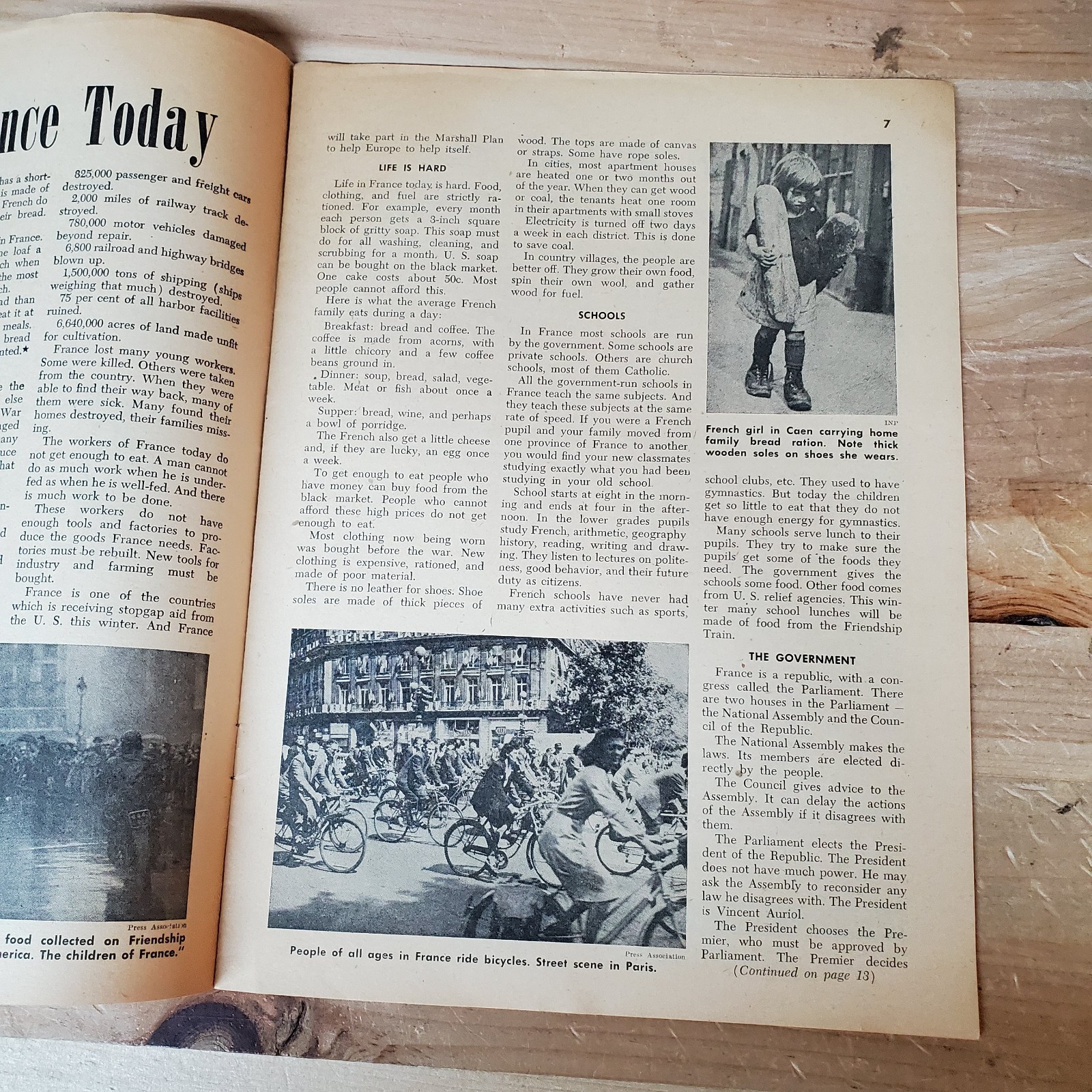 JUNIOR SCHOLASTIC Feb. 2, 1948 FRANCE TODAY Your World View Magazine
