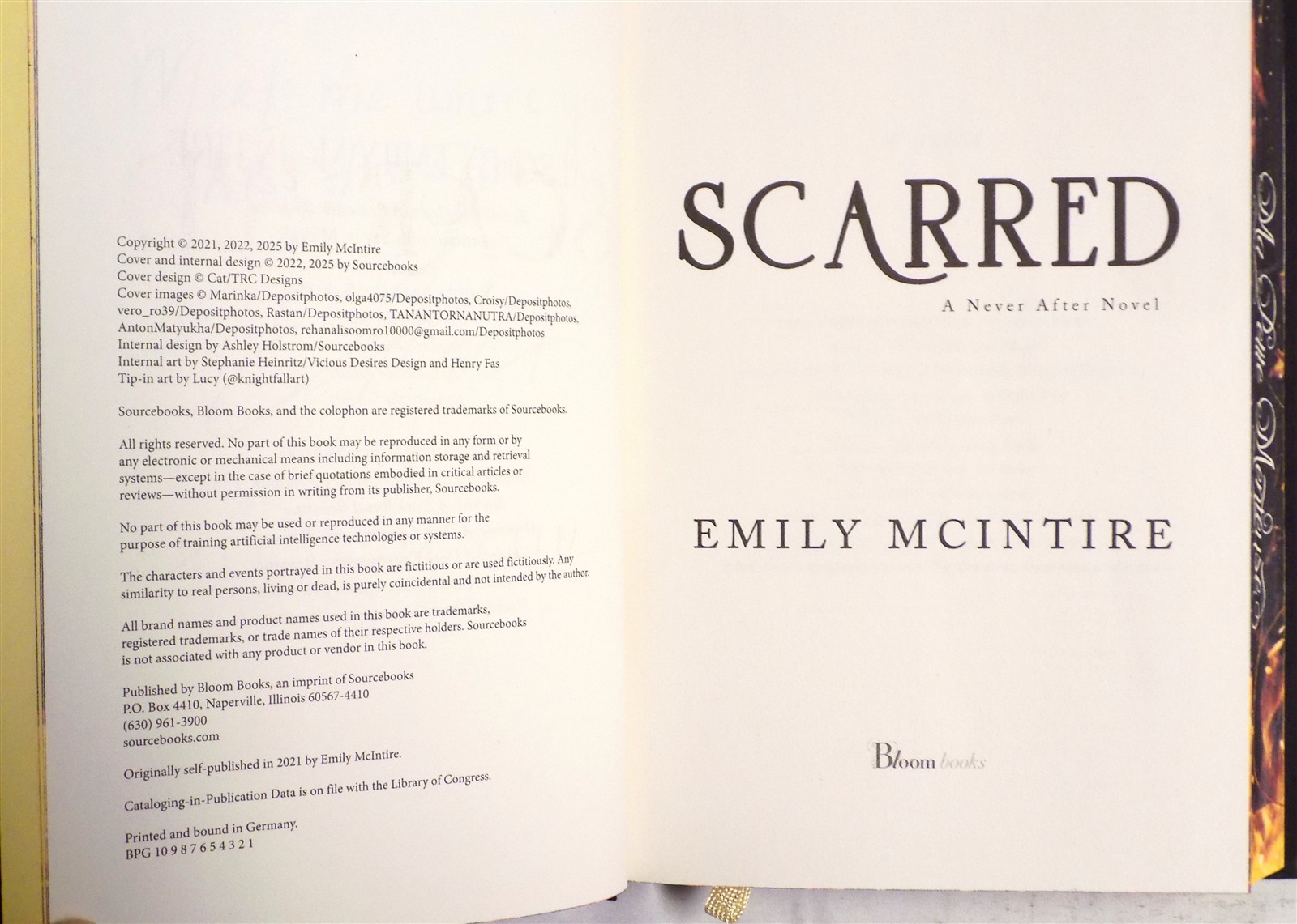 Scarred (Collector’s Edition) by Emily McIntire 2025 Hardcover SIGNED