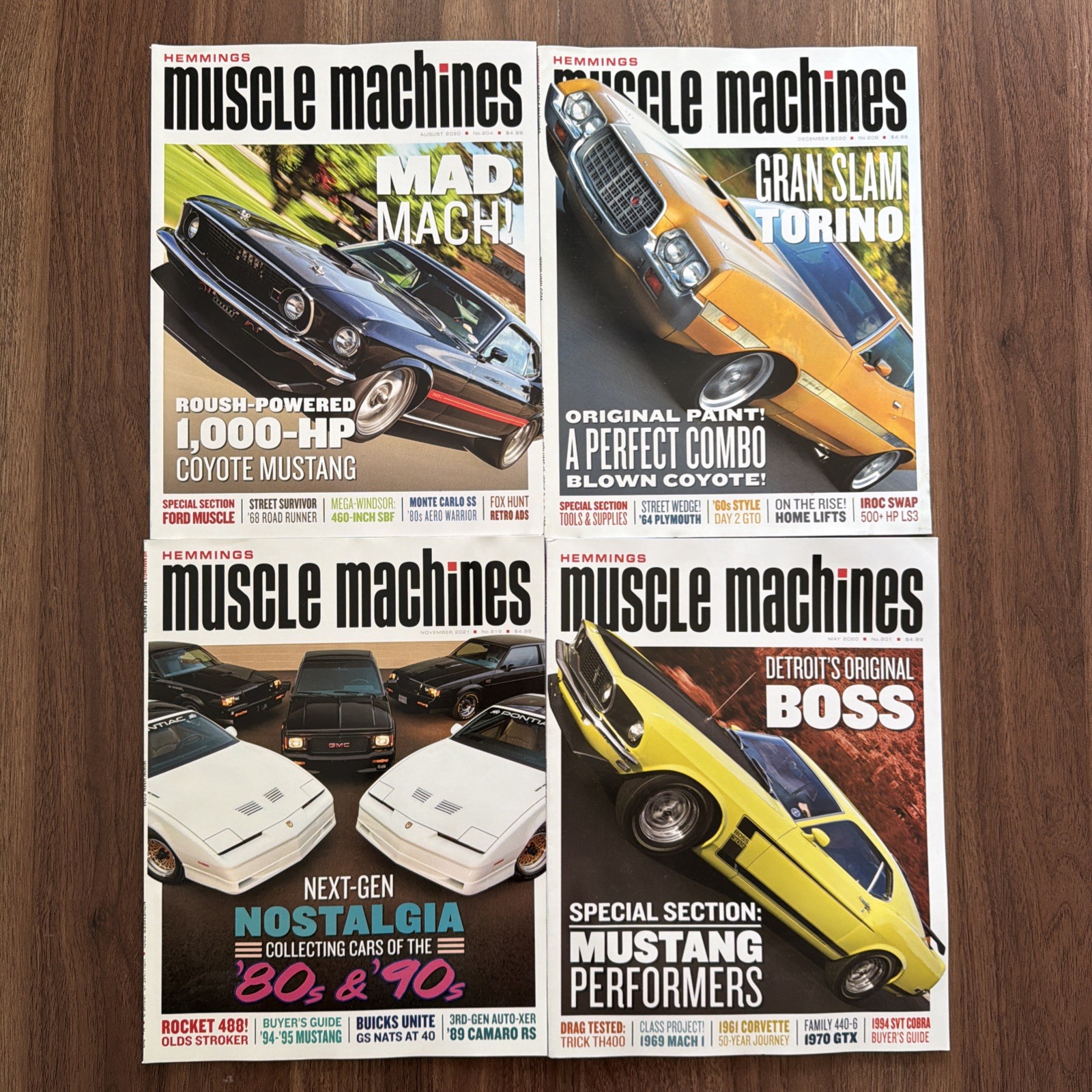 Hemmings Muscle Machines Magazine Lot Of 20 From 2020- 2021 Bundle Hot Rod Cars