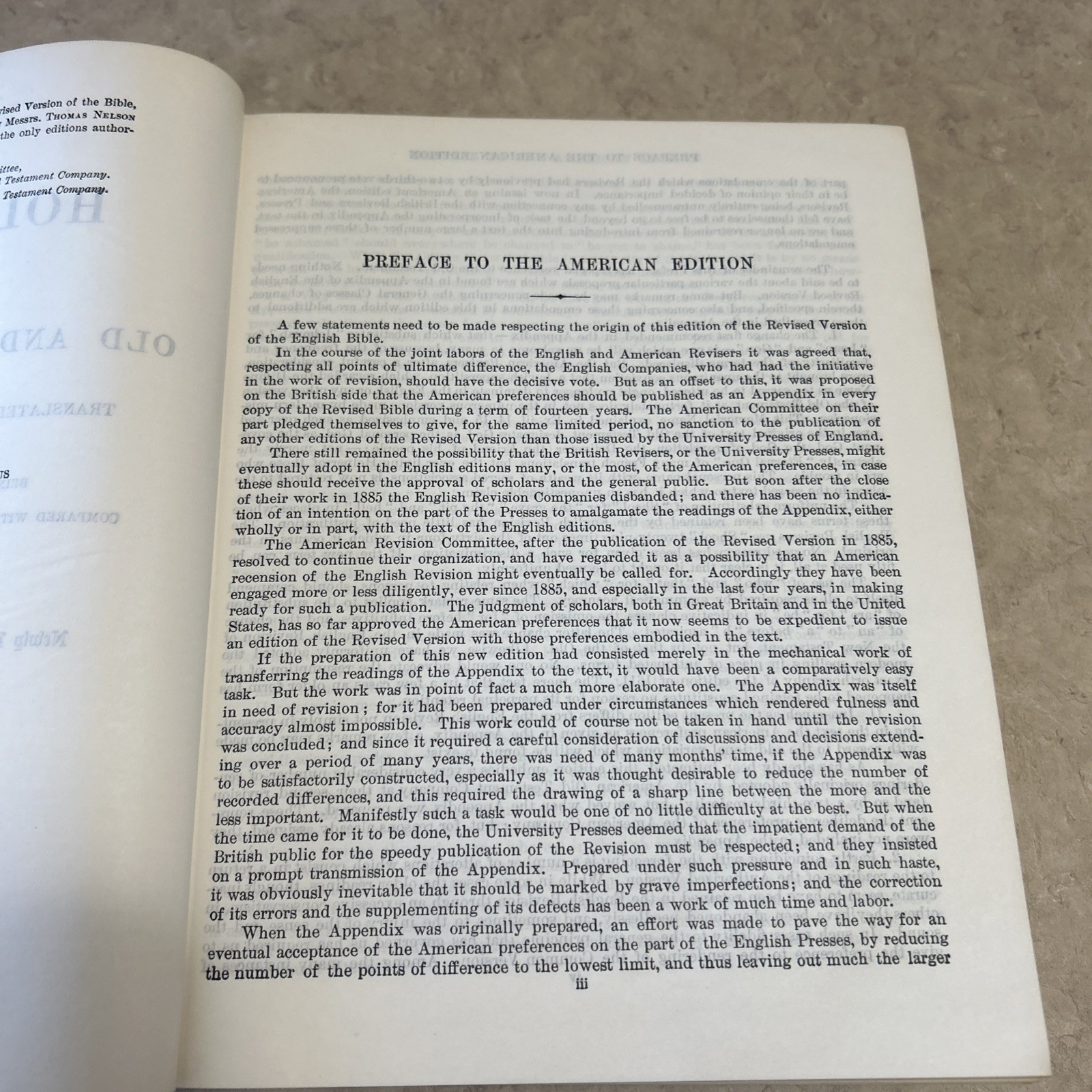 Holy Bible, American Standard Edition, American Bible Society 1929