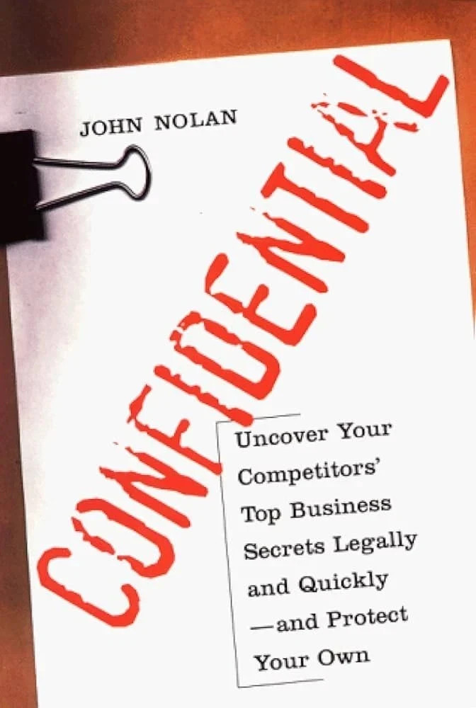 CONFIDENTIAL WRITTEN BY JOHN NOLAN PAPERBACK FREE SHIPPING US STOCK