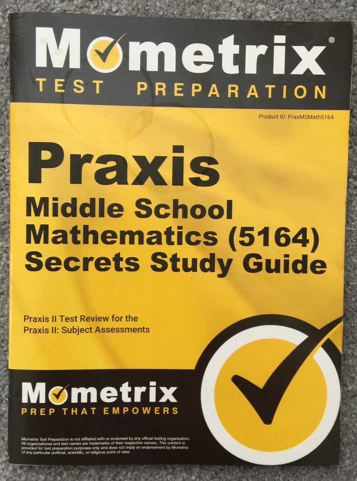 Praxis Middle School Mathematics Secret Study Guide by Mometrix (2025)