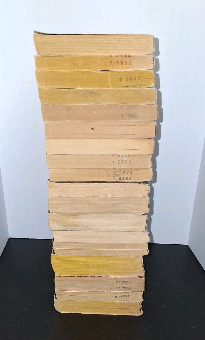 War Books Vintage Paperback Book Lot Of 17 Fiction Books About Wars & Fighting