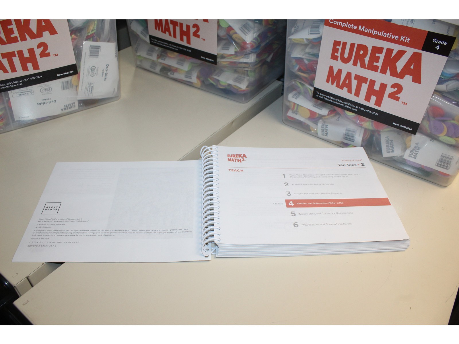 Eureka Math² Squared Grade 2 Module 4 Teacher Book – Weight: 36 oz.