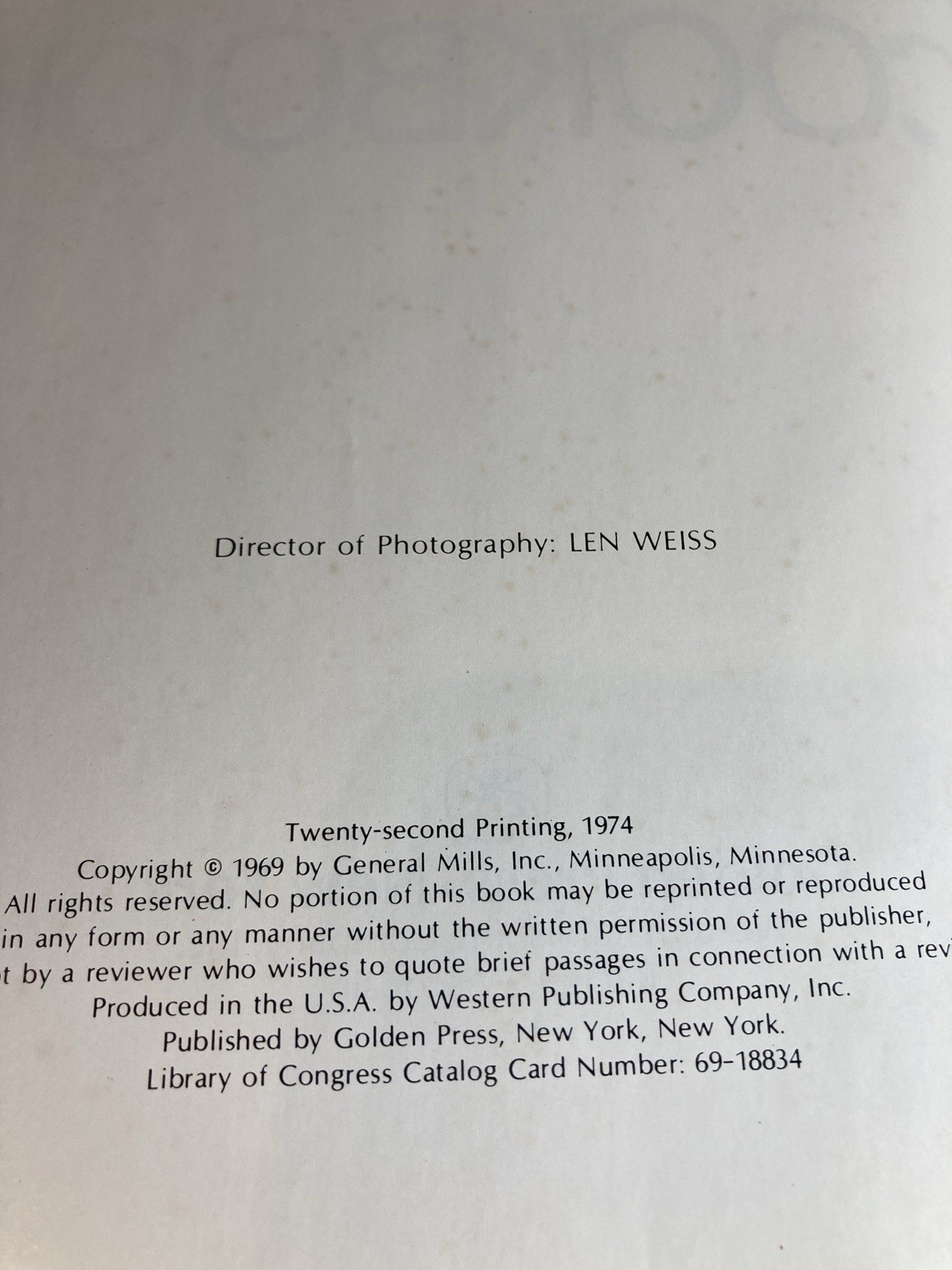 Vintage Betty Crocker’s Cookbook 1974 Tight Binding 480 Pages HC