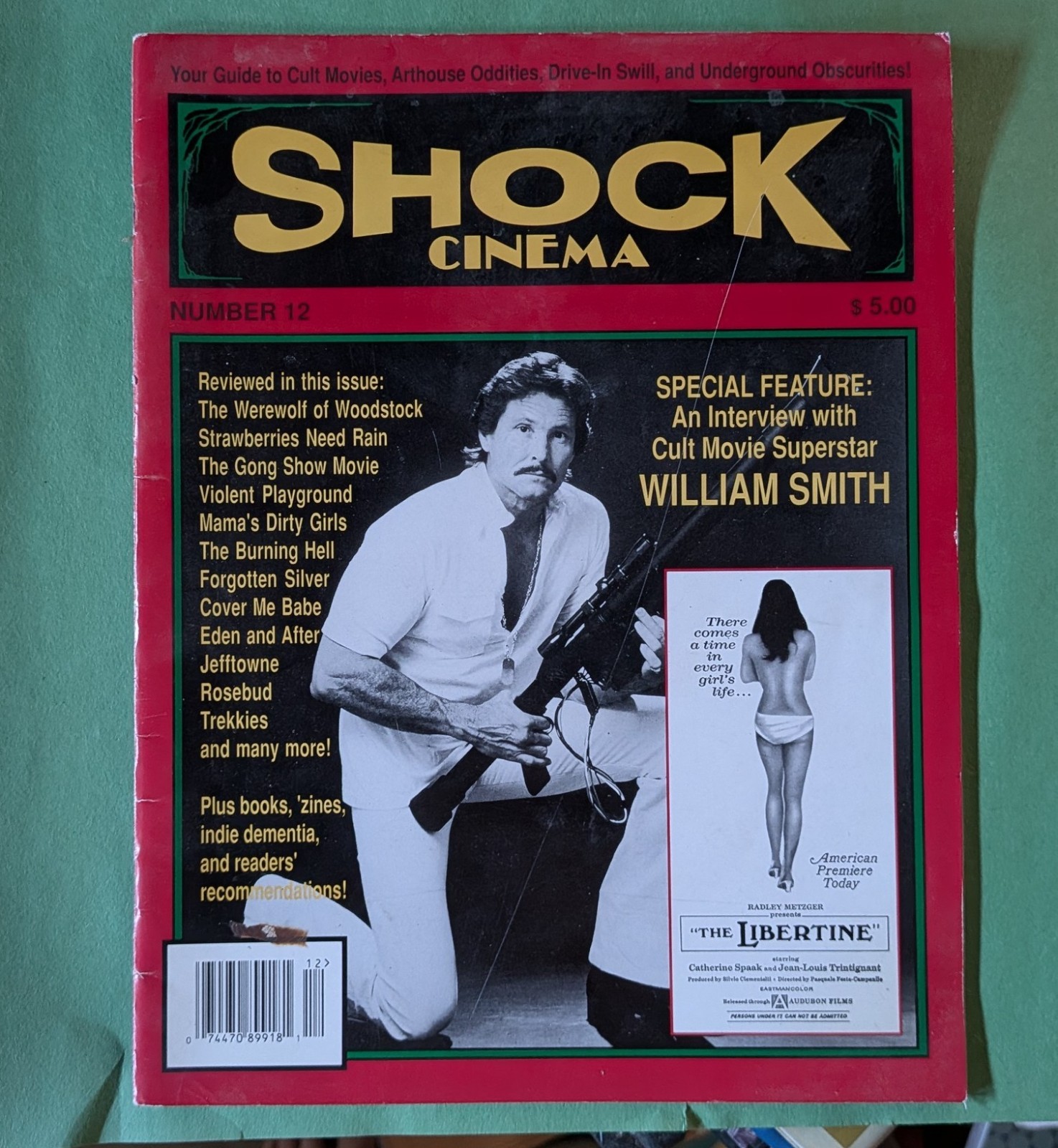 Shock Cinema Number 12 William Smith Cult Movie FREESHIP