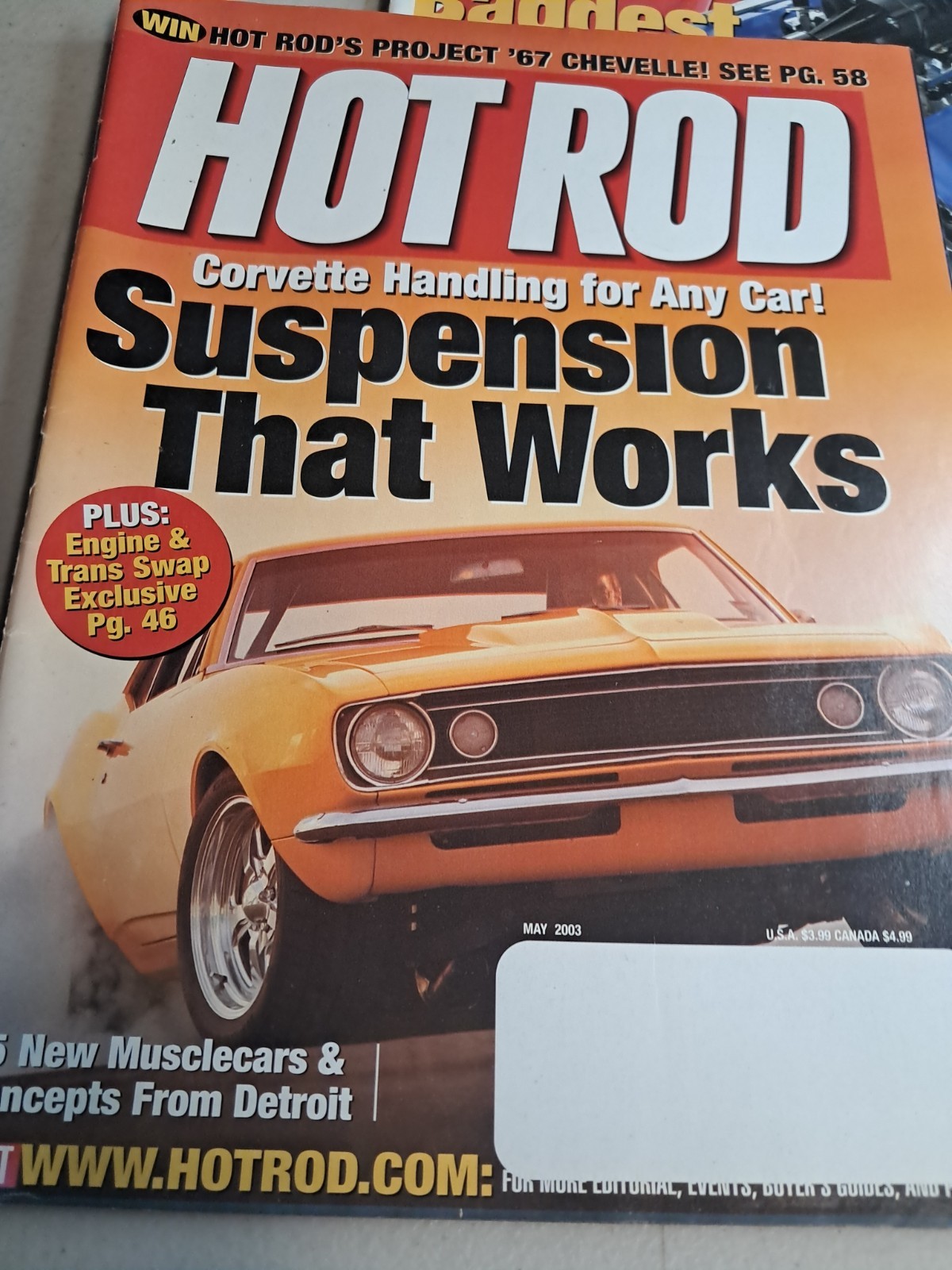 Vtg Lot Of 9 Hot Rod Magazines From 2003
