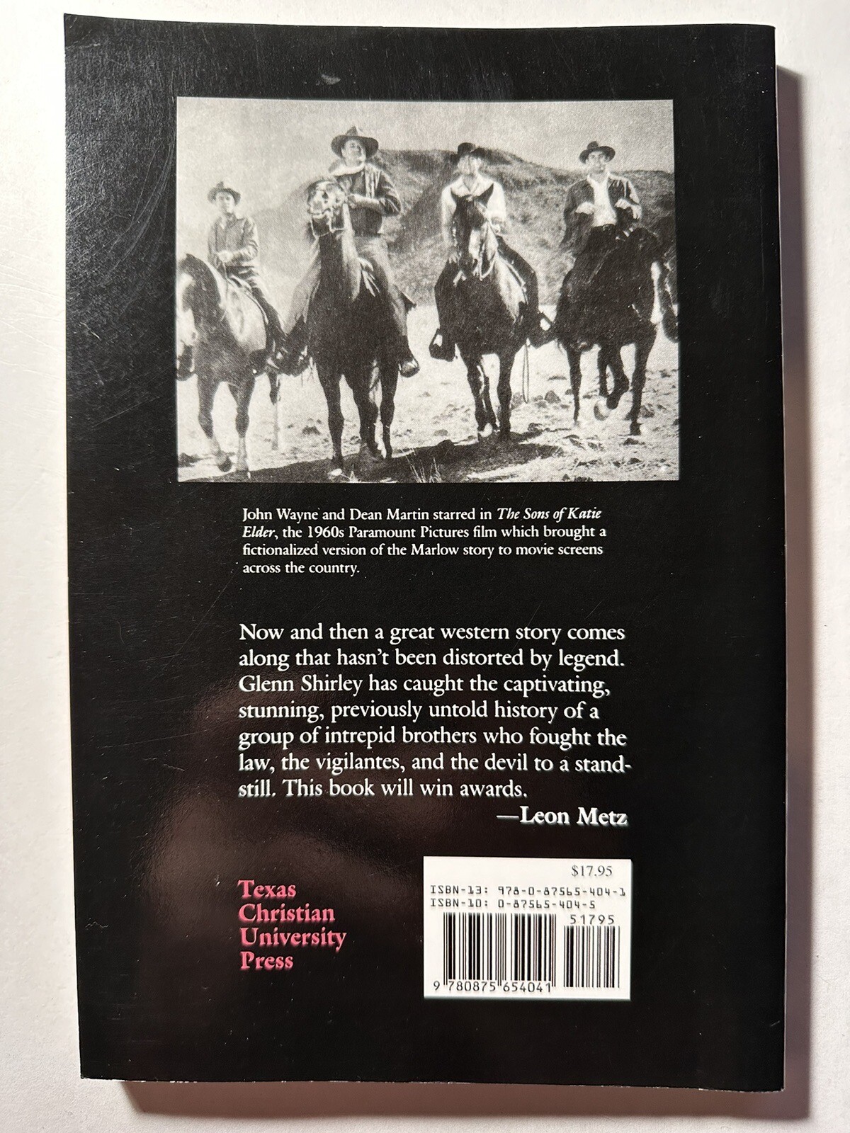 The Fighting Marlows: Men Who Wouldn’t Be Lynched, by Glenn Shirley, TCU, New