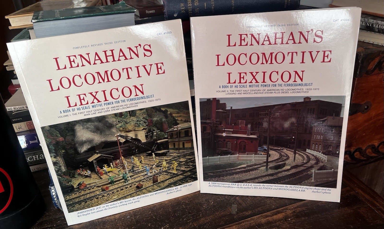NEW Lenahan’s Locomotive Lexicon 1 & 2 Ferroequinology Model Train Book Set