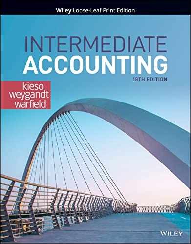 Intermediate Accounting – Loose Leaf, by Kieso Donald E.; Weygandt Jerry – New h