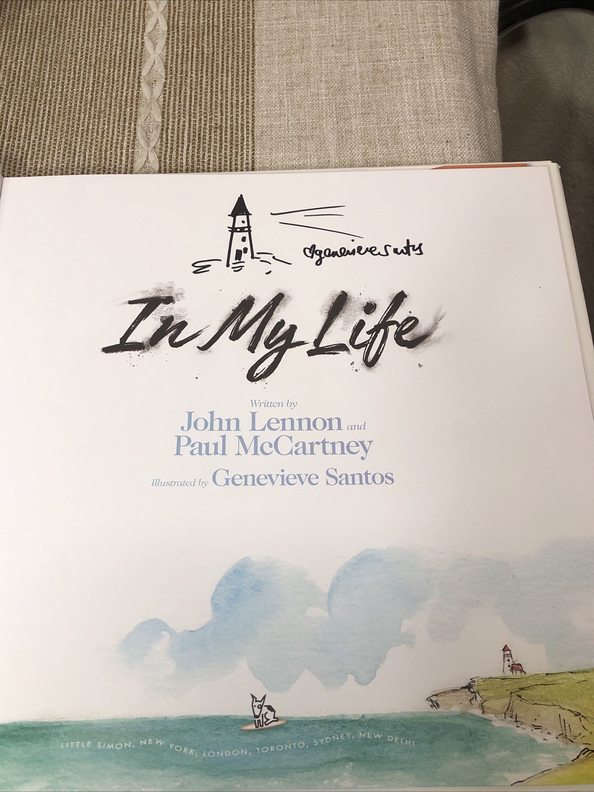 IN MY LIFE By John Lennon & Paul Mccartney – HB Autographed By The Illustrator