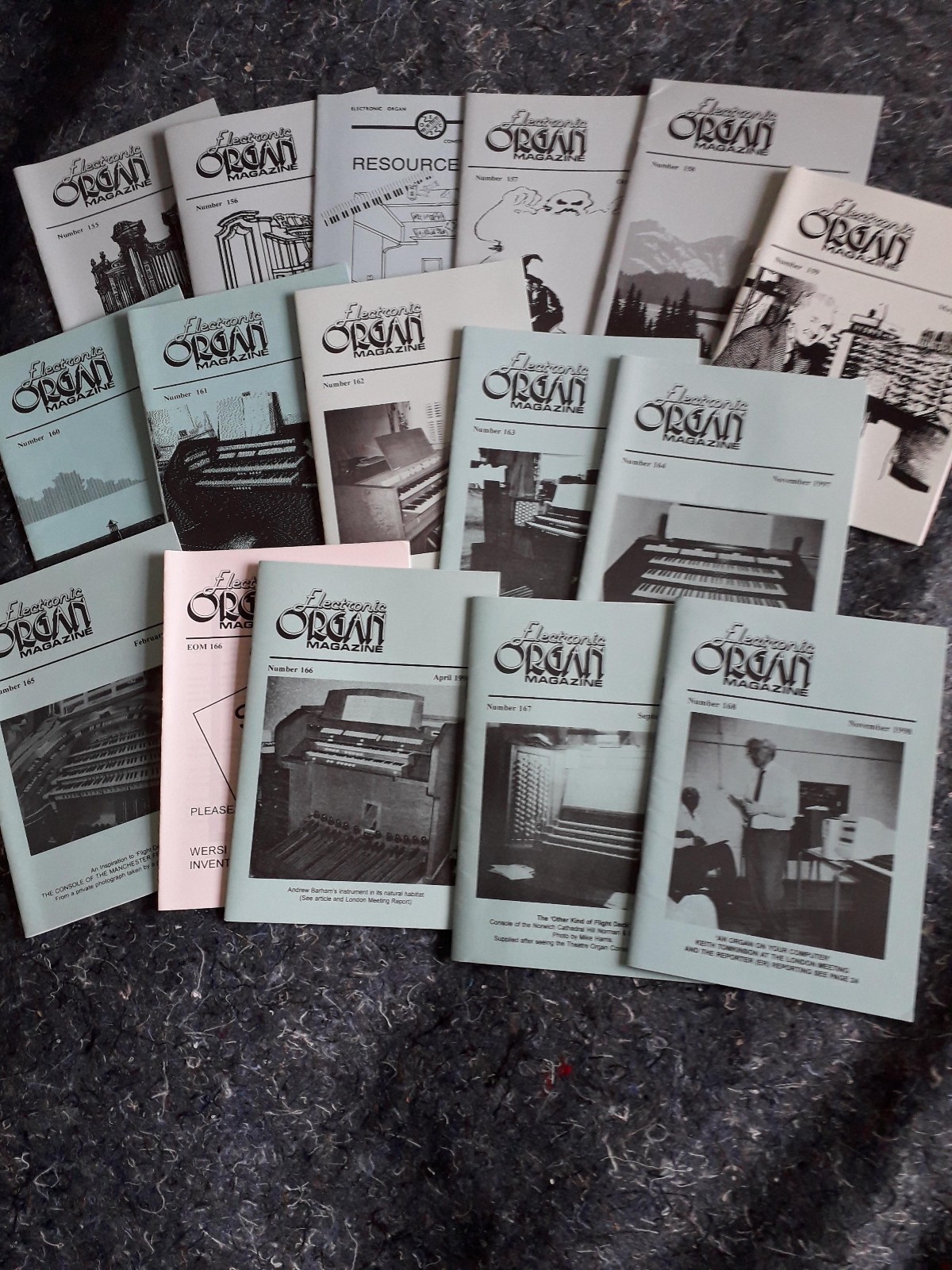 Electronic Organ Magazine: Single Issues 137 (Feb 1990) to 168 (Nov 1998)