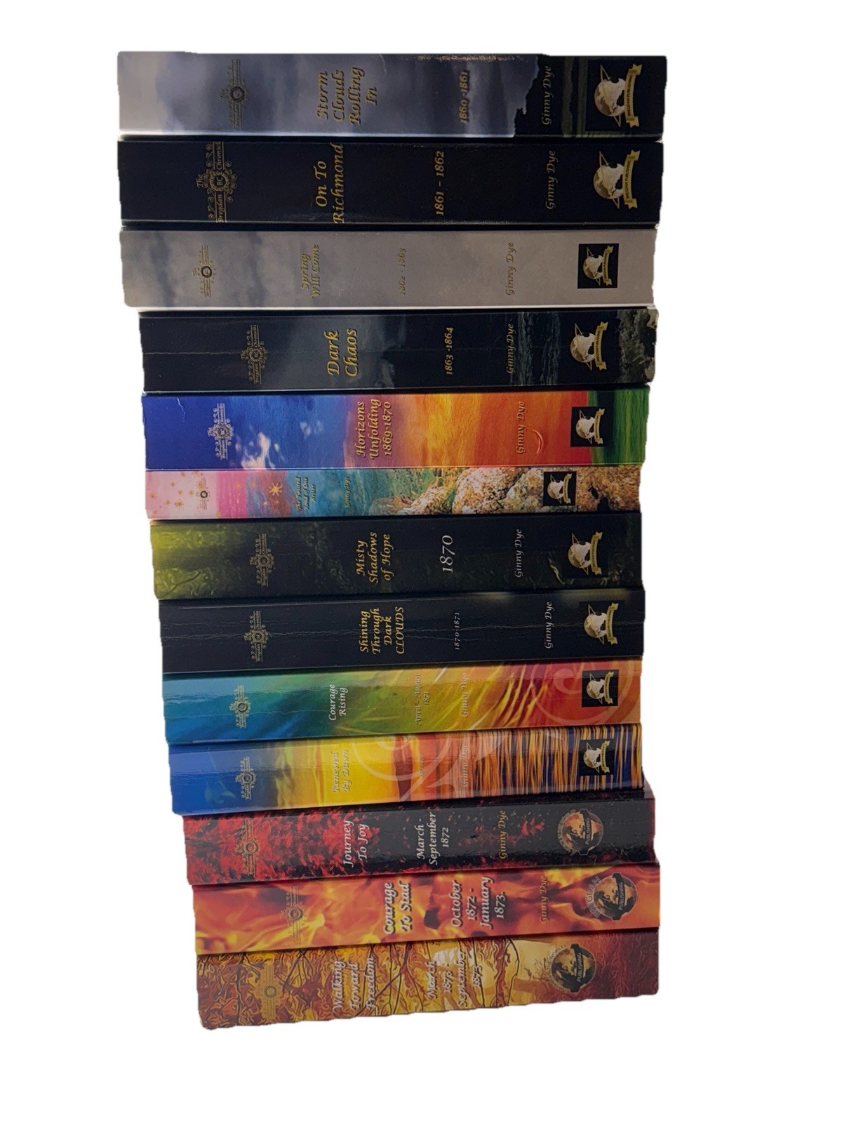 The Bregdan Chronicles GINNY DYE 13 Historical Book Lot 1-4 & 12-20
