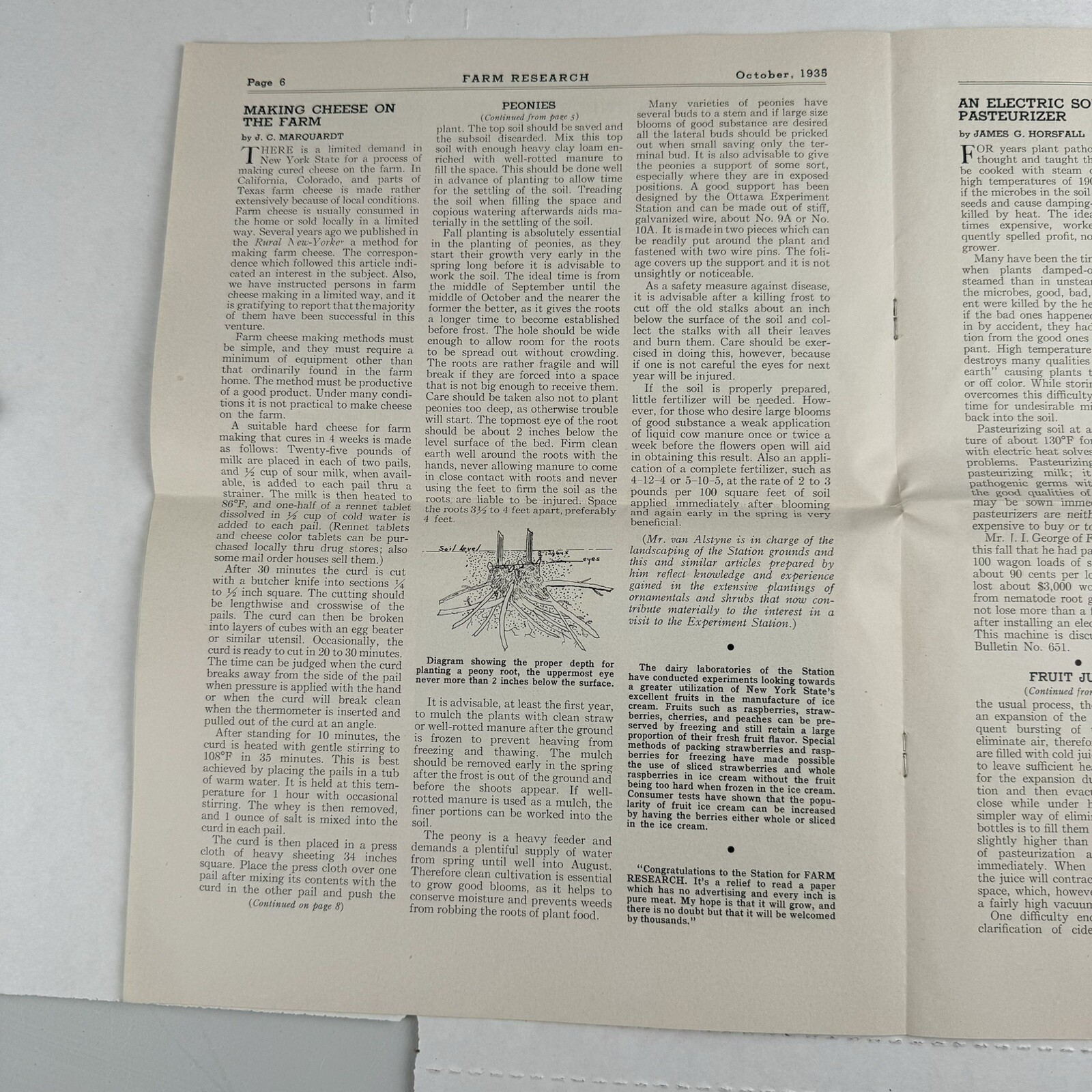 1935 Farm Research Quarterly Bulletin New York State Agricultural Experiment