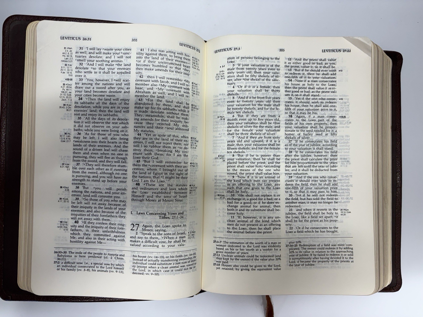 Ryrie Study Bible 1978; NASB 1977 Red; Red Letter; Moody Press