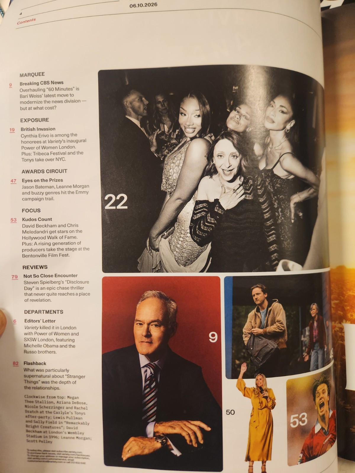 VARIETY Mag June 10 2026 David Harbour Stranger Things Tonys Recap David Beckham