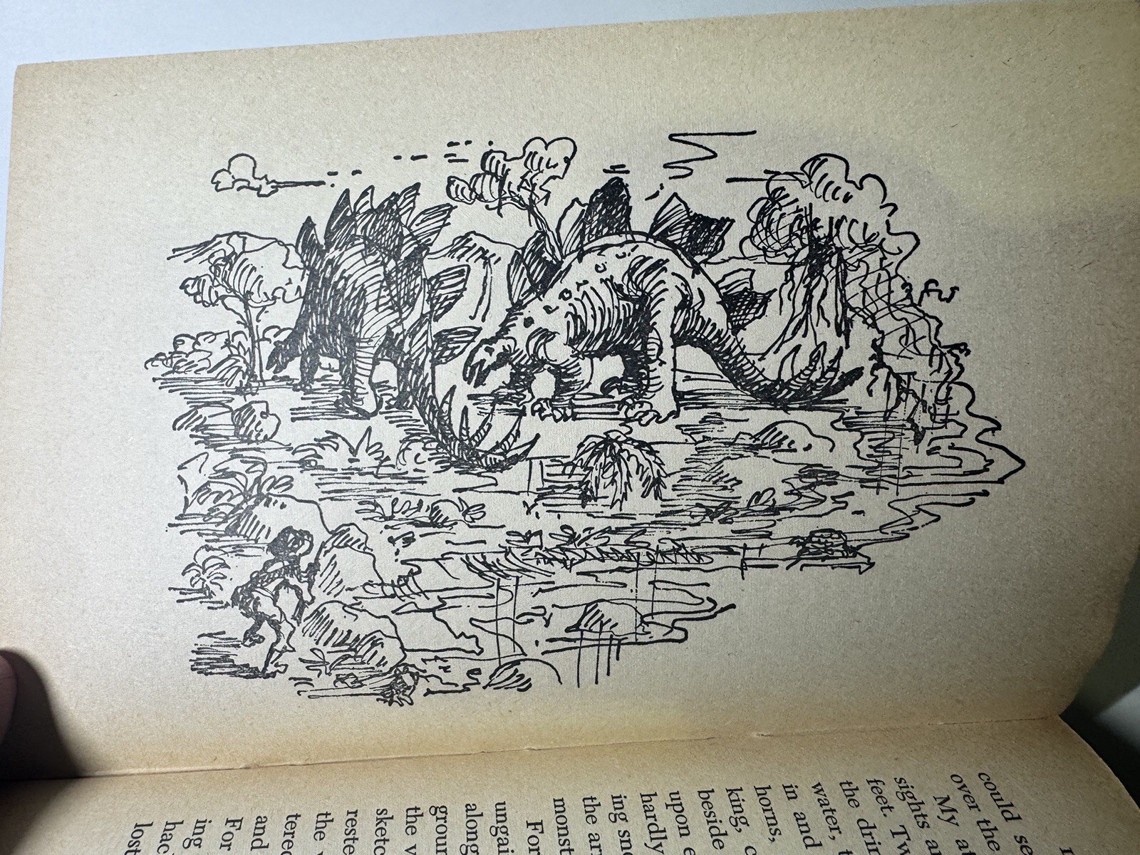 VTG Sir Arthur Conan Doyle The Lost World Dinosaur Looking Glass Library 1959