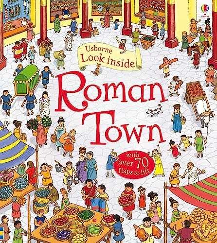 Look Inside A Roman Town – Hardcover, by Conrad Mason – Very Good