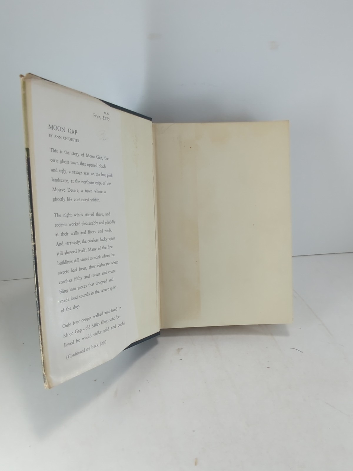 1950 ‘MOON GAP’ by ANN CHIDESTER FEMINIST AUTHOR 1st Ed.