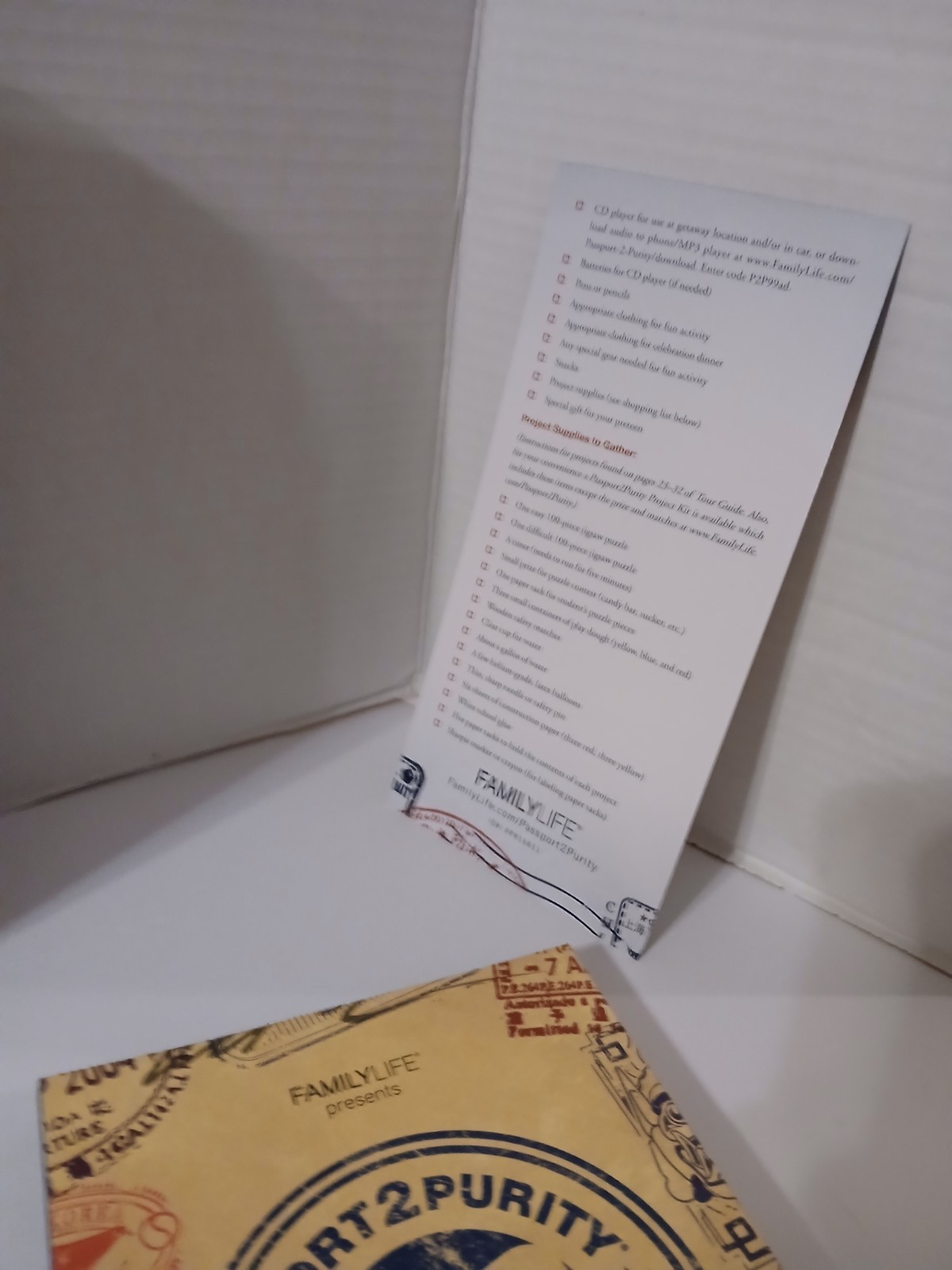 See Description Passport2Purity Getaway Kit: A LifeChanging Weekend with Preteen