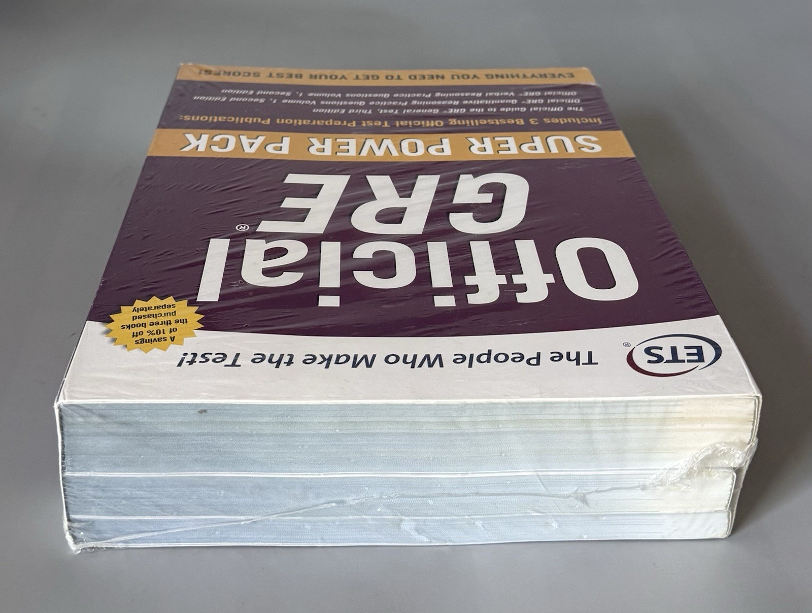 Official GRE Super Power Pack 3-Book Set 2nd Edition — New Sealed — McGraw Hill