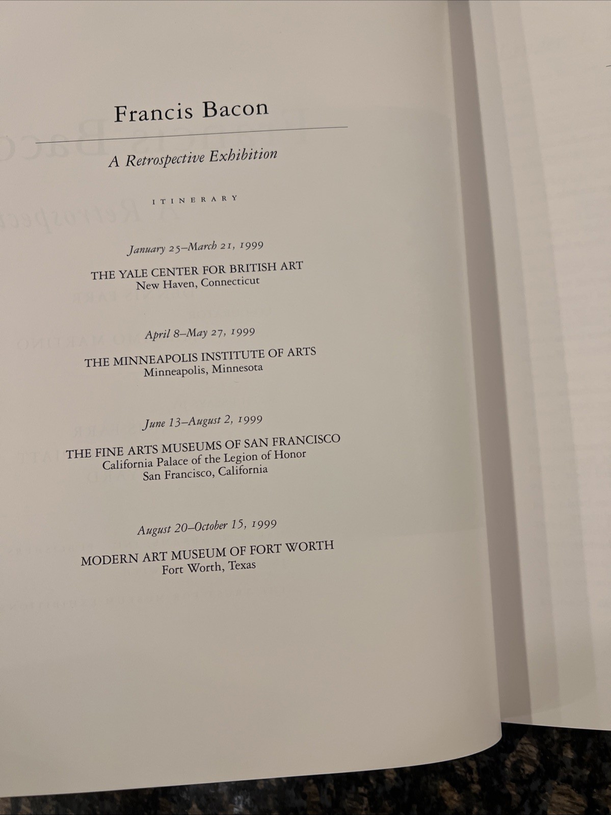 Francis Bacon: A Retrospective by Martino, Massimo HB/DJ 1999