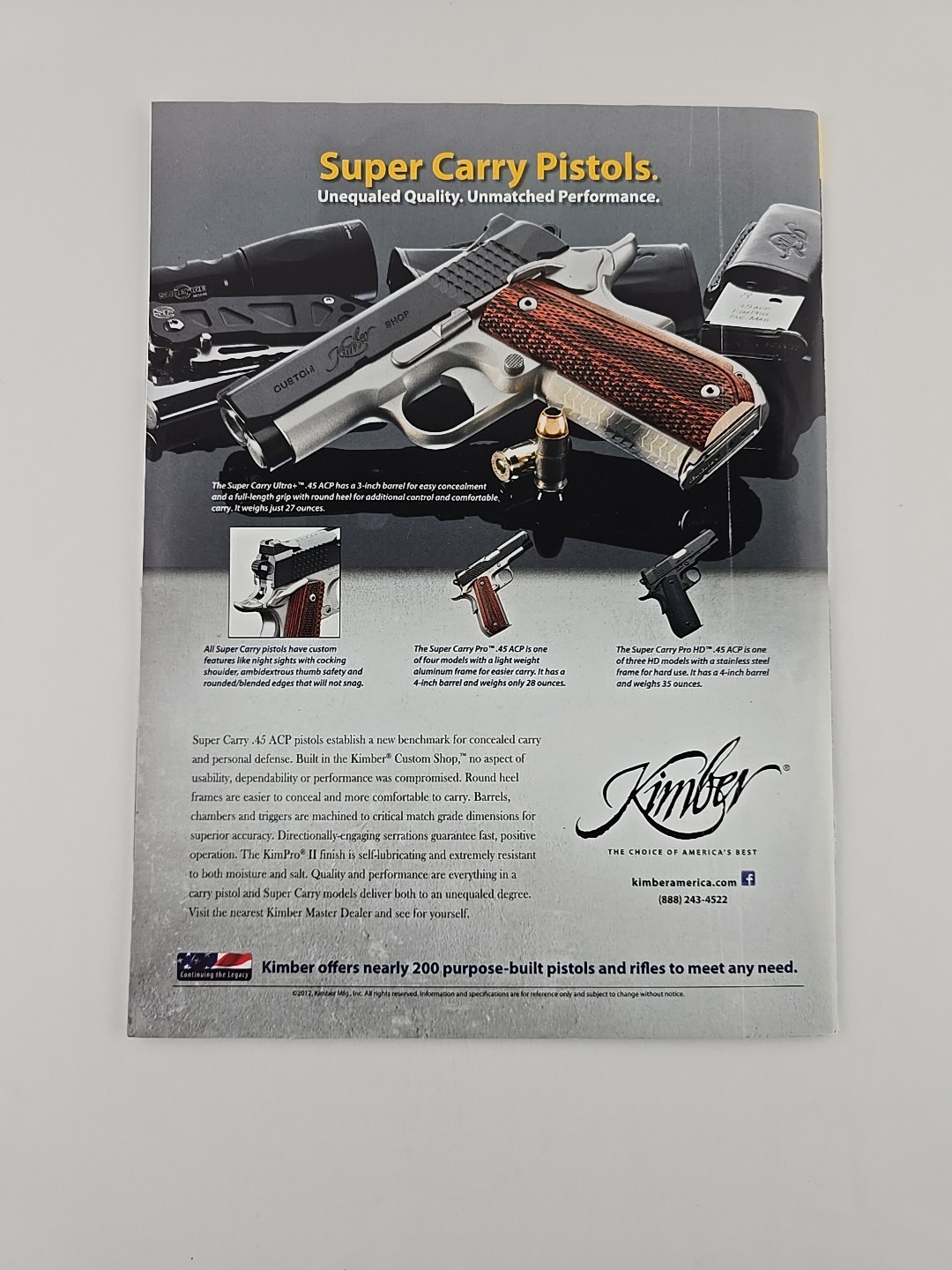 GUNS Magazine Nighthawk Custom 1911 Taurus PLY .22 LR .25 ACP Mossberg 500 AK AR